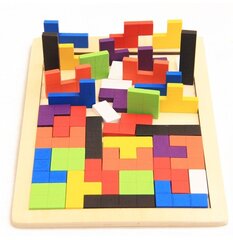 Puinen Tetris peli 40 palaa hinta ja tiedot | Kehittävät lelut | hobbyhall.fi