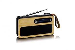 Lenco PDR-040BAMBOOBK Bluetooth / RDS digitaalinen DAB+ radio hinta ja tiedot | Kelloradiot ja herätyskellot | hobbyhall.fi