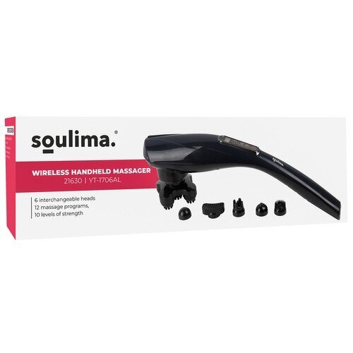 Soulima 21630 käsikäyttöinen langaton hierontalaite hinta ja tiedot | Hierontalaitteet | hobbyhall.fi