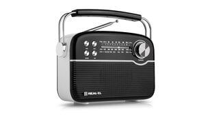 REAL-EL X-545, Bluetooth, retroradio hinta ja tiedot | Kelloradiot ja herätyskellot | hobbyhall.fi