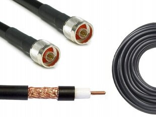 ANTENNIJOHDIN 10m Nm LIITTIMET - Nm OHJAIN SRF240 hinta ja tiedot | TV-antennit | hobbyhall.fi