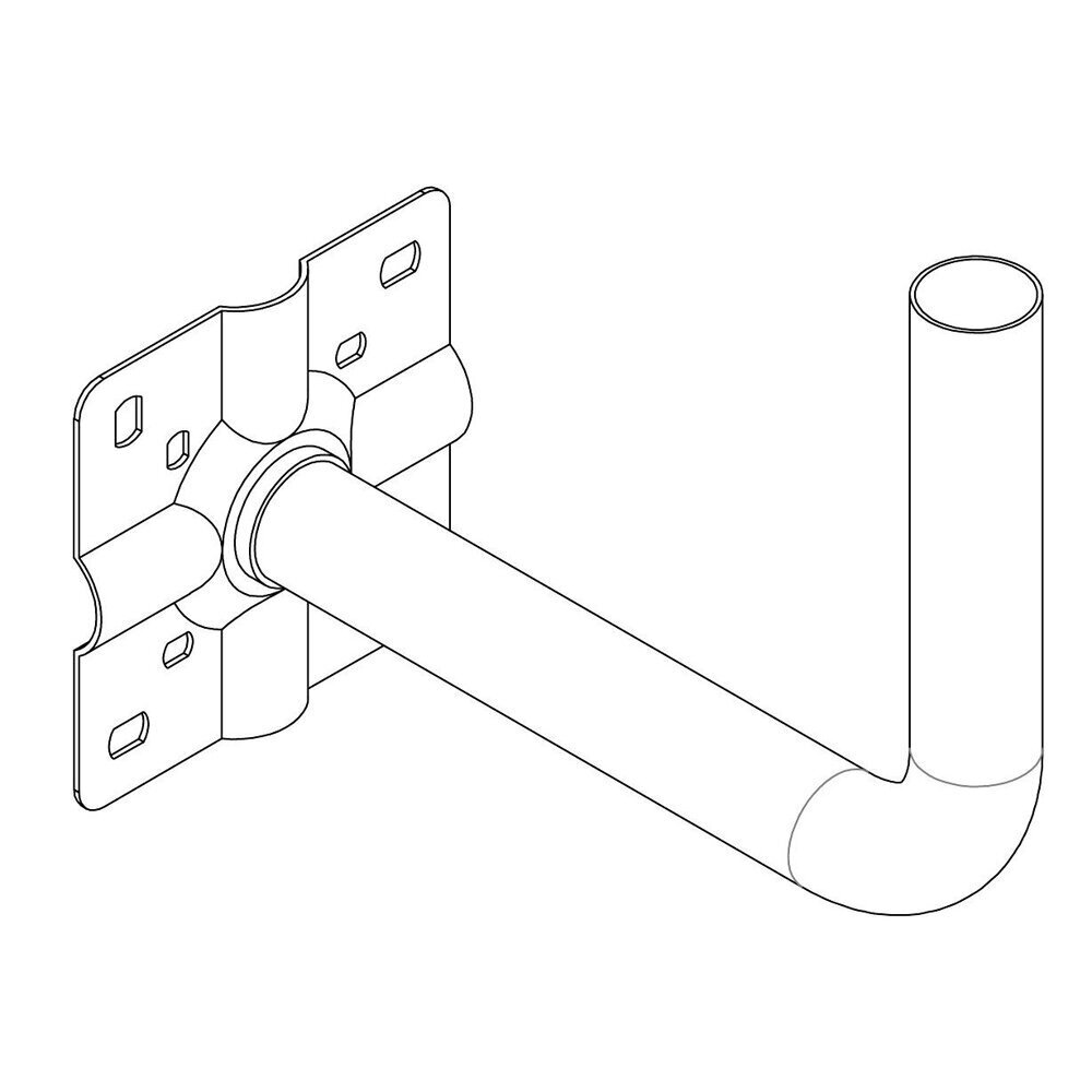 CORAB taivutettu seinäkiinnike USBC-38/300-H hinta ja tiedot | TV-antennit | hobbyhall.fi