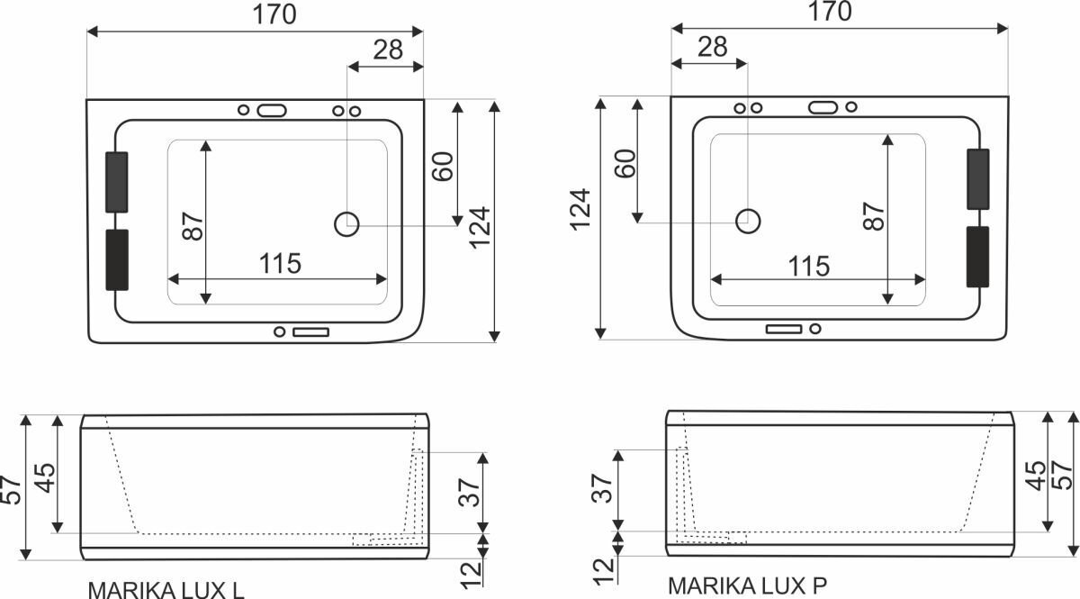 Poreallas ja Kerra Marika Lux -vesihieronta hinta ja tiedot | Kylpyammeet | hobbyhall.fi