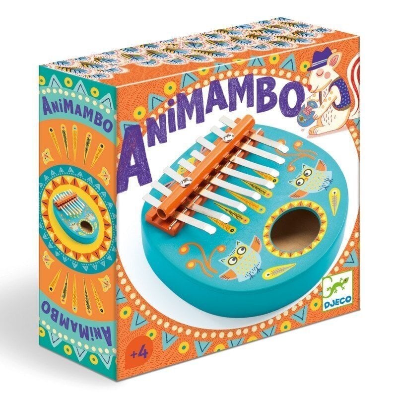 Djeco, Animambo Kalimba, DJ06019 hinta ja tiedot | Kehittävät lelut | hobbyhall.fi