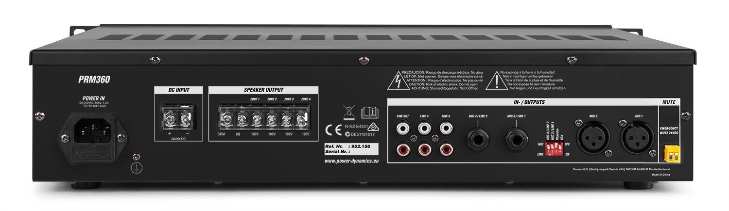 Power Dynamics PRM360 hinta ja tiedot | Kaiuttimet ja soundbarit | hobbyhall.fi