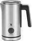 WMF Stelio Electric Milk Frother (500 wattia, 150–250 ml, tarttumaton päällyste, langaton, maitovaahtoa varten kuuma ja kylmä, kuuma suklaa) Cromargan Matt/hopea hinta ja tiedot | Sähkövatkaimet ja maidonvaahdottimet | hobbyhall.fi