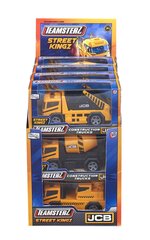 TEAMSTERZ JCB Rakennustyömaa-auto, 10 cm hinta ja tiedot | Kehittävät lelut | hobbyhall.fi