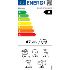 Electrolux EA2F6820CF hinta ja tiedot | Pyykinpesukoneet | hobbyhall.fi