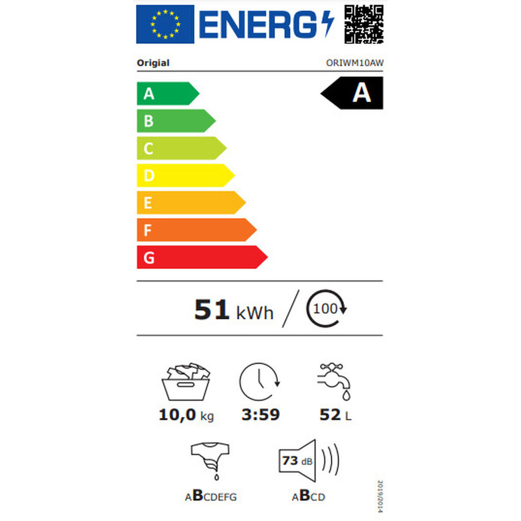 Alkuperäinen Prowash Inverter Slim ORIWM10AW hinta ja tiedot | Pyykinpesukoneet | hobbyhall.fi