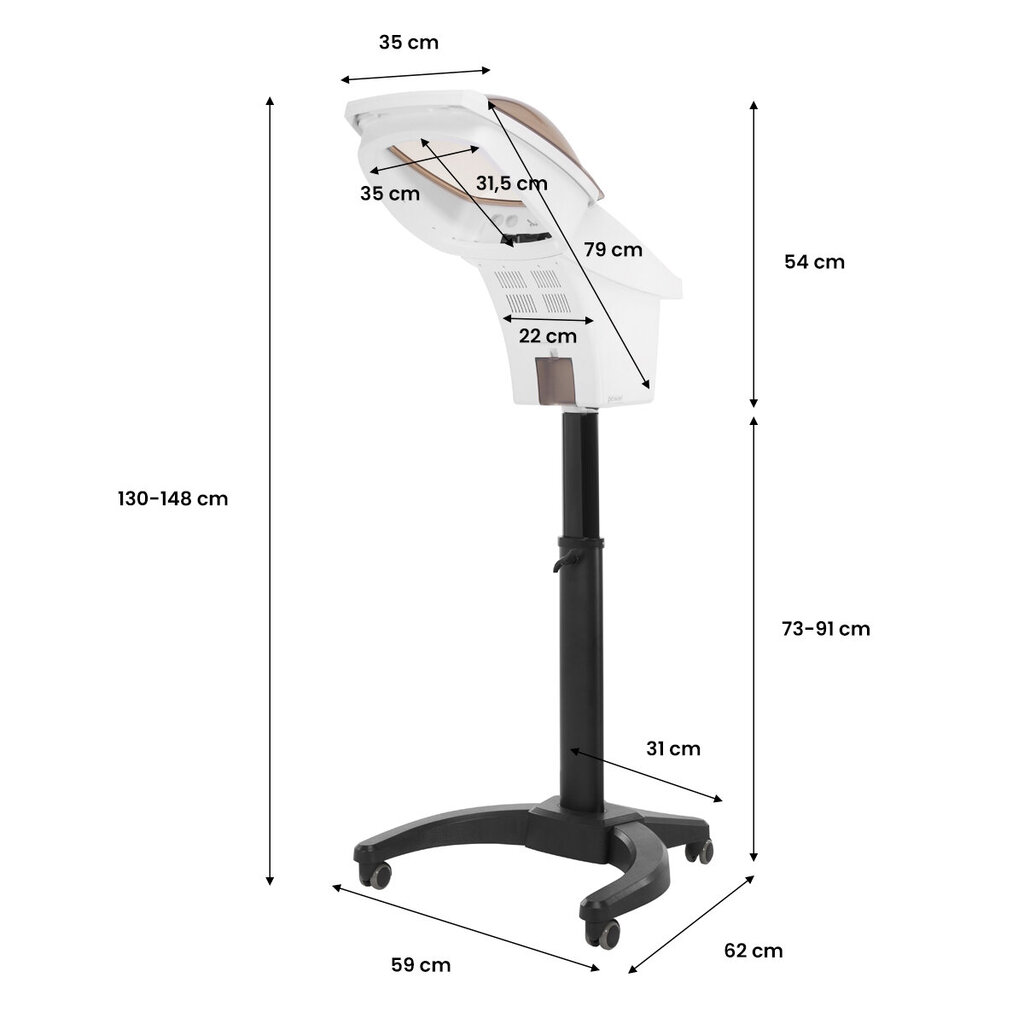 gabbiano 408d kampaamosauna hinta ja tiedot | Suoristusraudat ja kihartimet | hobbyhall.fi