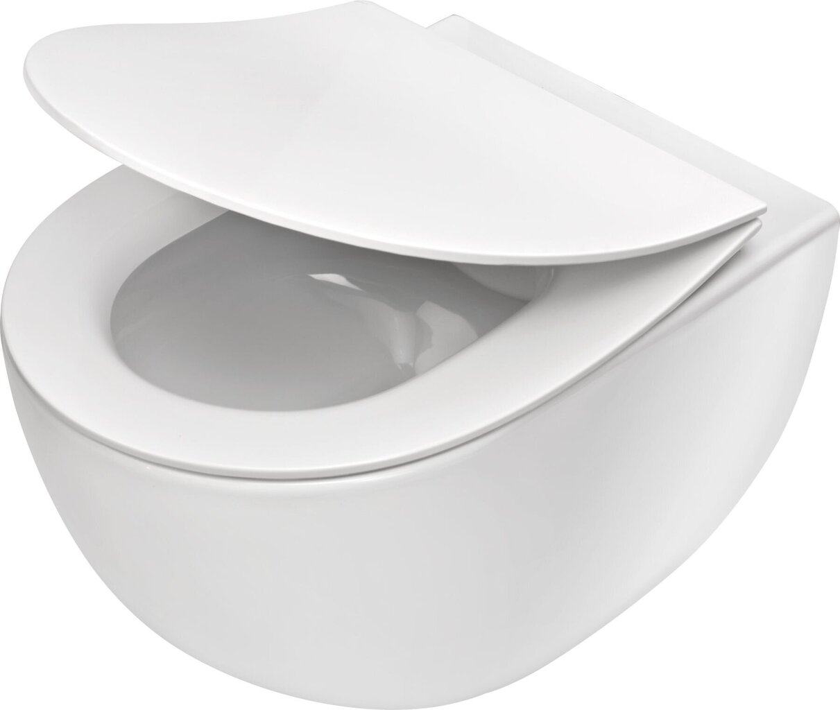 Deante Peonia hitaasti sulkeutuvalla, ohuella kannella oleva WC-kulho CDE 6ZPW hinta ja tiedot | WC-istuimet | hobbyhall.fi