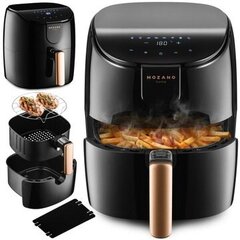 Ilmakeitin Mozano AGD/FRY/01#ZLO 1500 W 4 l hinta ja tiedot | Airfryerit ja friteerauskeittimet | hobbyhall.fi