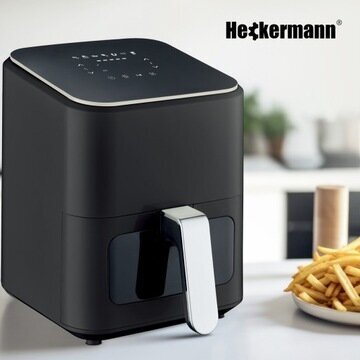 Heckermann ilmakeitin FRYER FRYER GOLD 4L 1800W 1800 W 4 l hinta ja tiedot | Airfryerit ja friteerauskeittimet | hobbyhall.fi