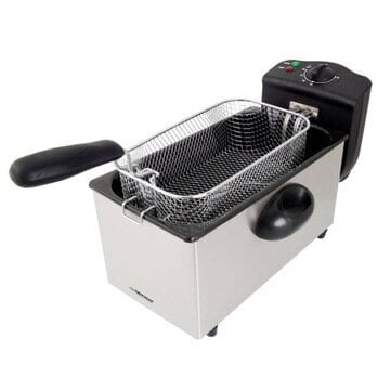 Esperanza perinteinen rasvakeitin SUURI FRYER 3L 2000W SÄHKÖ 2200W 3l hinta ja tiedot | Airfryerit ja friteerauskeittimet | hobbyhall.fi