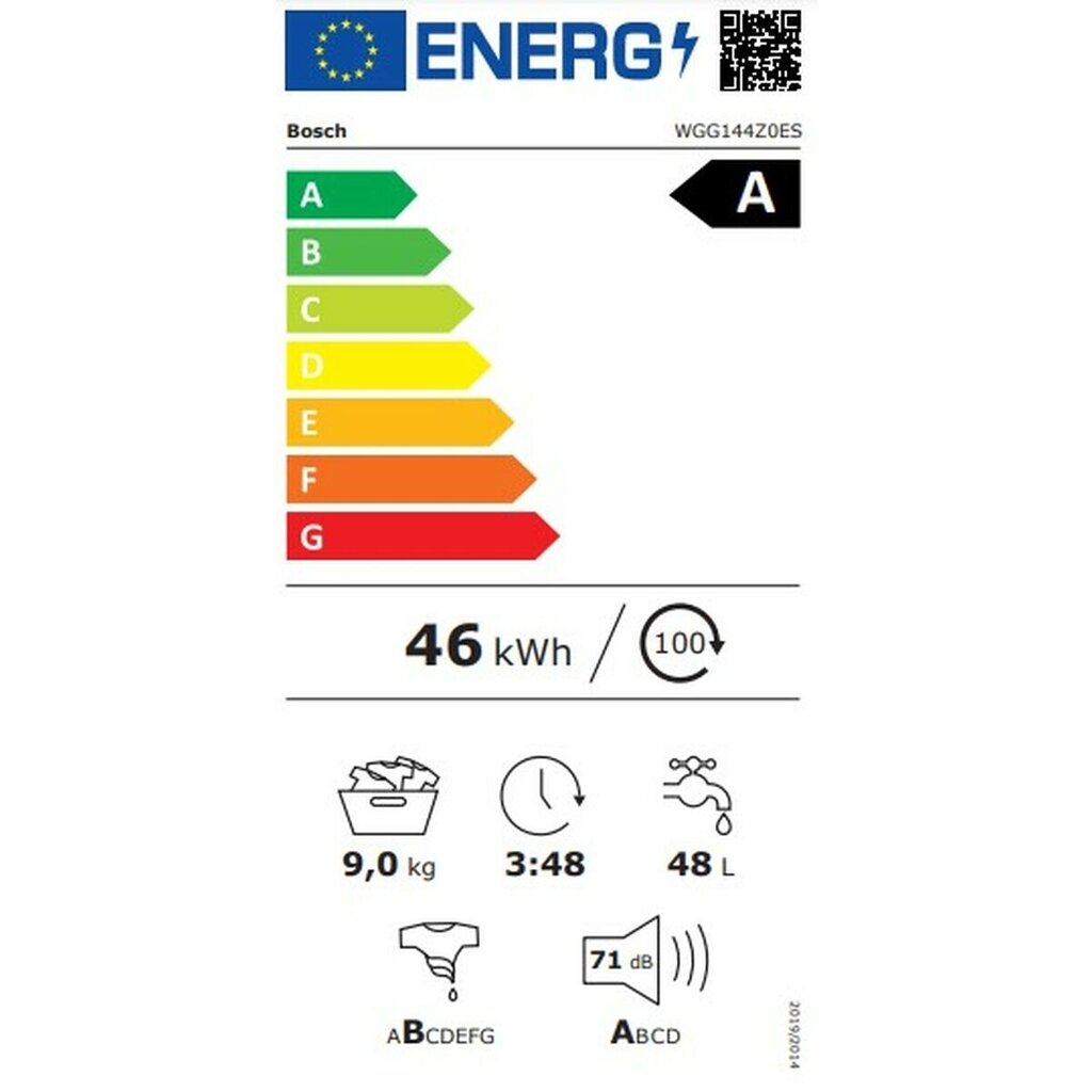 Bosch WGG144Z0ES hinta ja tiedot | Pyykinpesukoneet | hobbyhall.fi