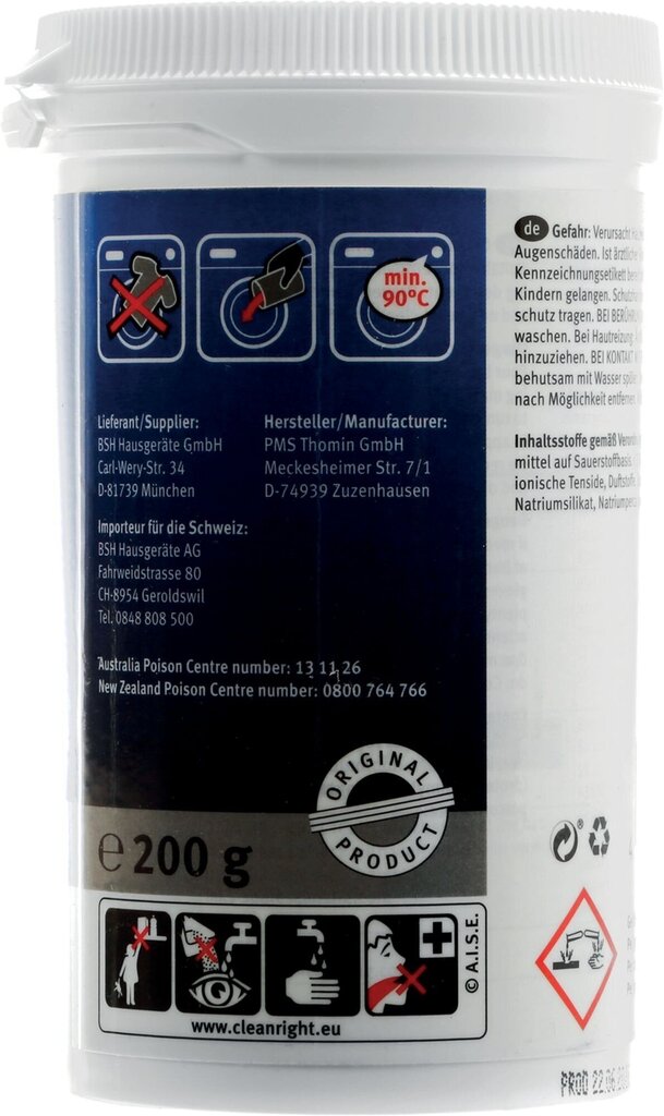 BOSCH/SIEMENS Cleaner 00311925 hinta ja tiedot | Kotitaloustarvikkeet | hobbyhall.fi