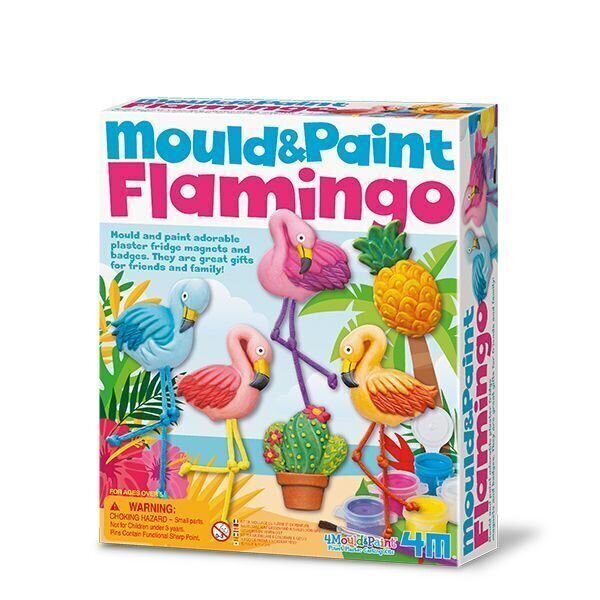 Tee omat magneetit - Flamingo / 4M. hinta ja tiedot | Kehittävät lelut | hobbyhall.fi