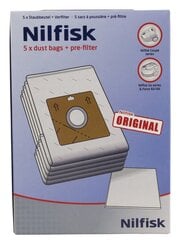 Nilfisk pölynimuripussi hinta ja tiedot | Pölynimureiden lisätarvikkeet | hobbyhall.fi