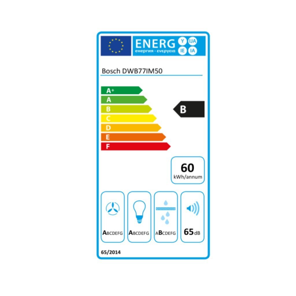 Bosch DWB77IM50 hinta ja tiedot | Liesituulettimet | hobbyhall.fi