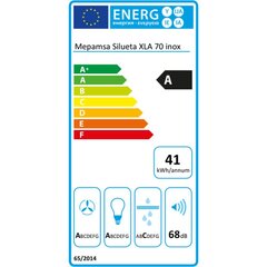 Mepamsa Silhouette XLA70 hinta ja tiedot | Liesituulettimet | hobbyhall.fi