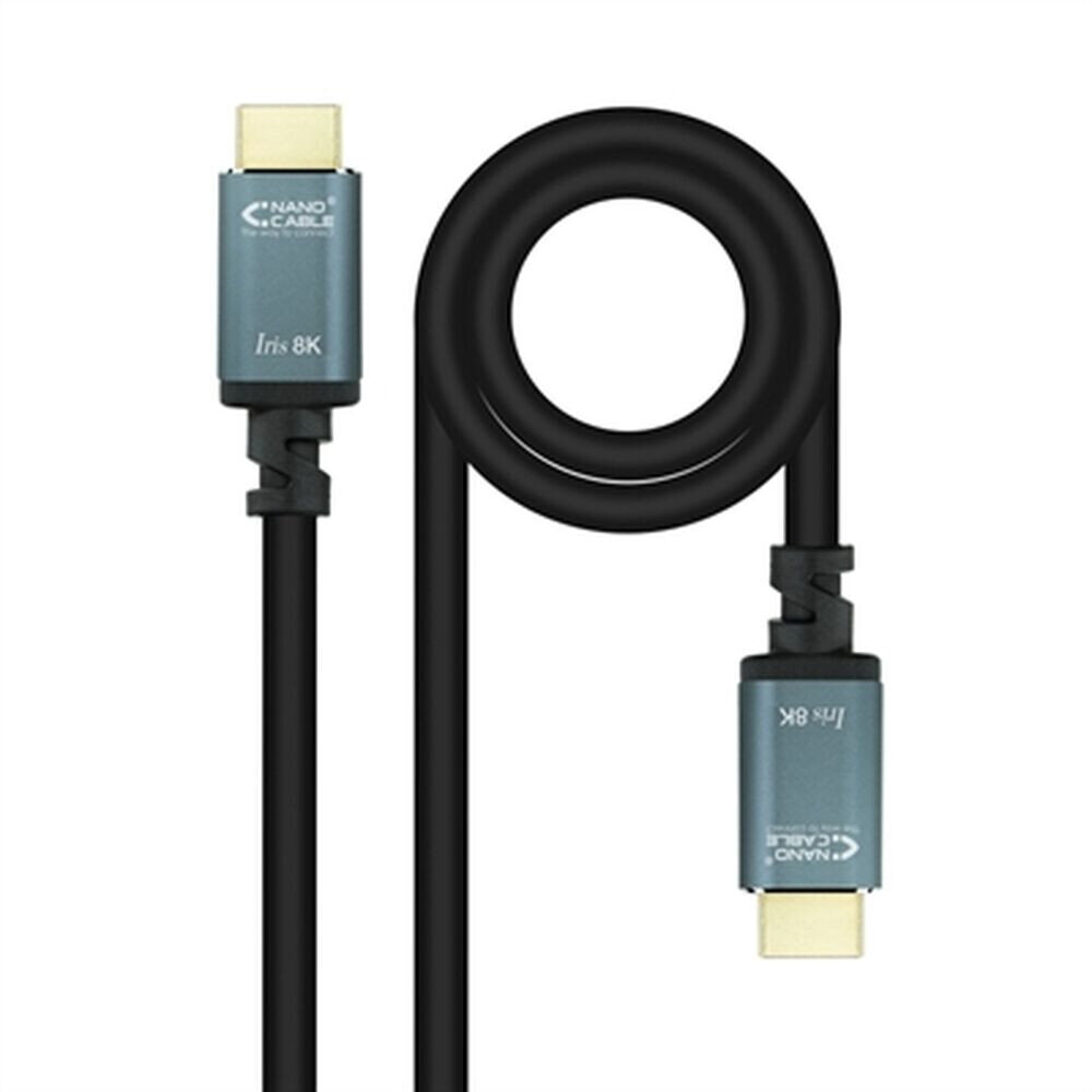 HDMI-kaapeli Nanocable Iris 8K, 0,5 m hinta ja tiedot | Kaapelit ja adapterit | hobbyhall.fi