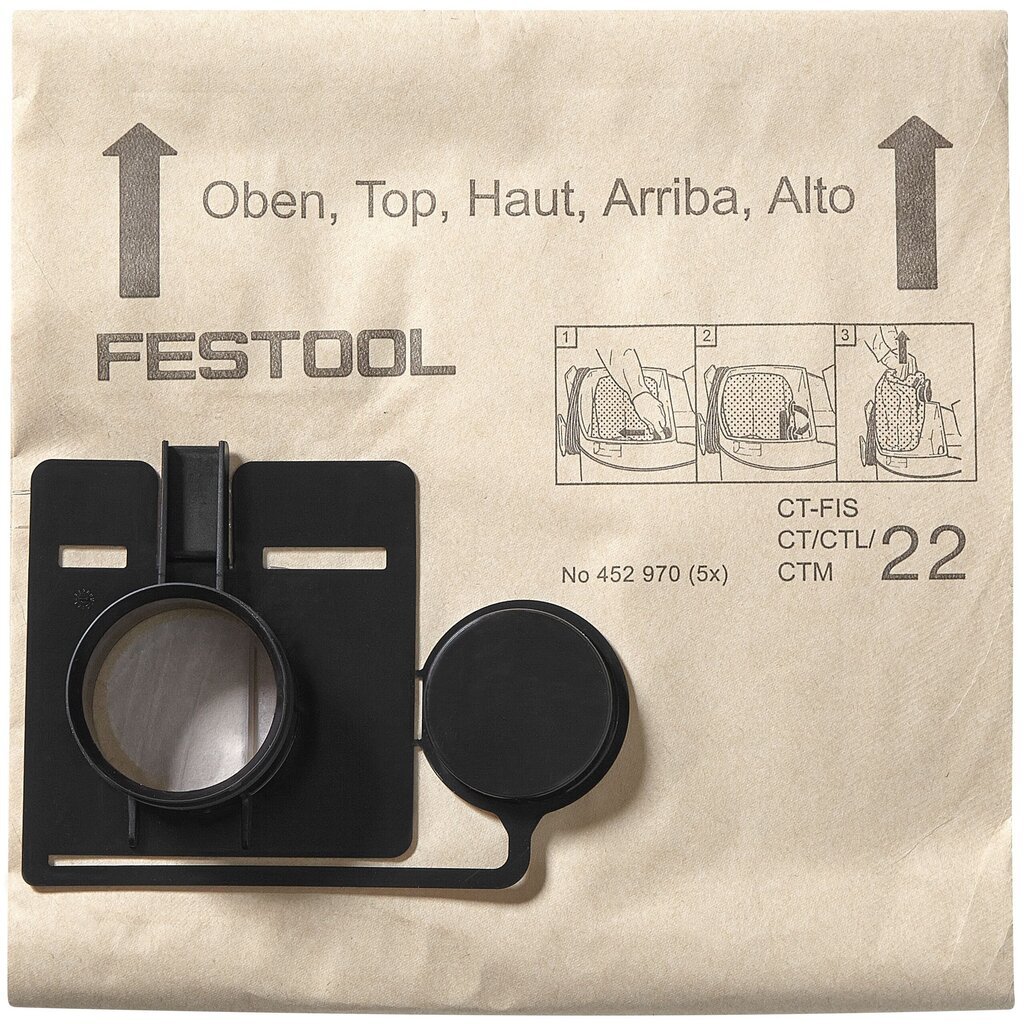 Festool FIS-CT 22/5 452970 hinta ja tiedot | Pölynimureiden lisätarvikkeet | hobbyhall.fi