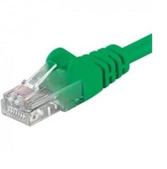 Patchcord UTP RJ45-RJ45 Cat.5e 0,25 m, vihreä, "UTP-5E-0,25-GN" (väriväri 0,08 lei) hinta ja tiedot | Kaapelit ja adapterit | hobbyhall.fi