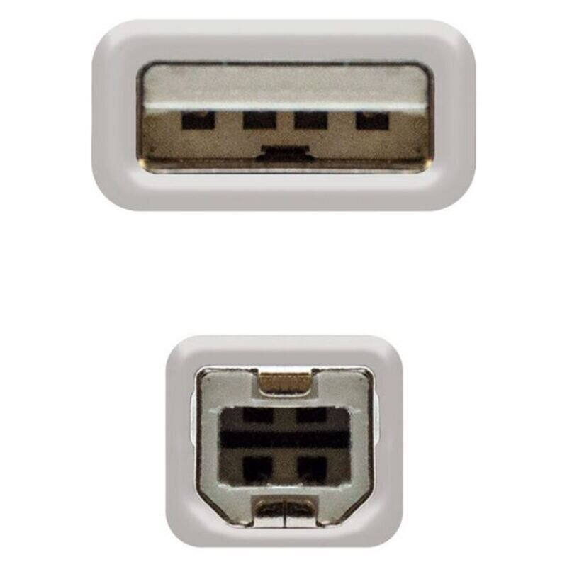 Nanokaapeli, USB A/USB B, 3 m hinta ja tiedot | Kaapelit ja adapterit | hobbyhall.fi