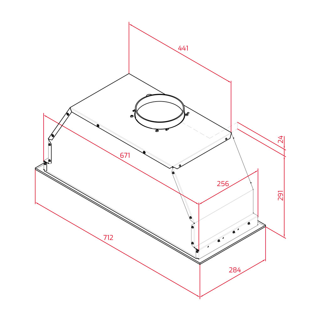 Teka GFL 77651 EOS BK hinta ja tiedot | Liesituulettimet | hobbyhall.fi