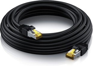 CSL - 20M CAT 7 Outdoor Network Kaapeli Gigabit Ethernet Lan Kaapeli - 10000 Mbit S - Patch Cable - CAT.7 Raw Cable S FTP PIMF -näyttö RJ 45 -liittimellä - Dring - Kestävä - Öljynkestävä - Vedenpitävä - IP66 - IP66 - IP66 hinta ja tiedot | Kaapelit ja adapterit | hobbyhall.fi