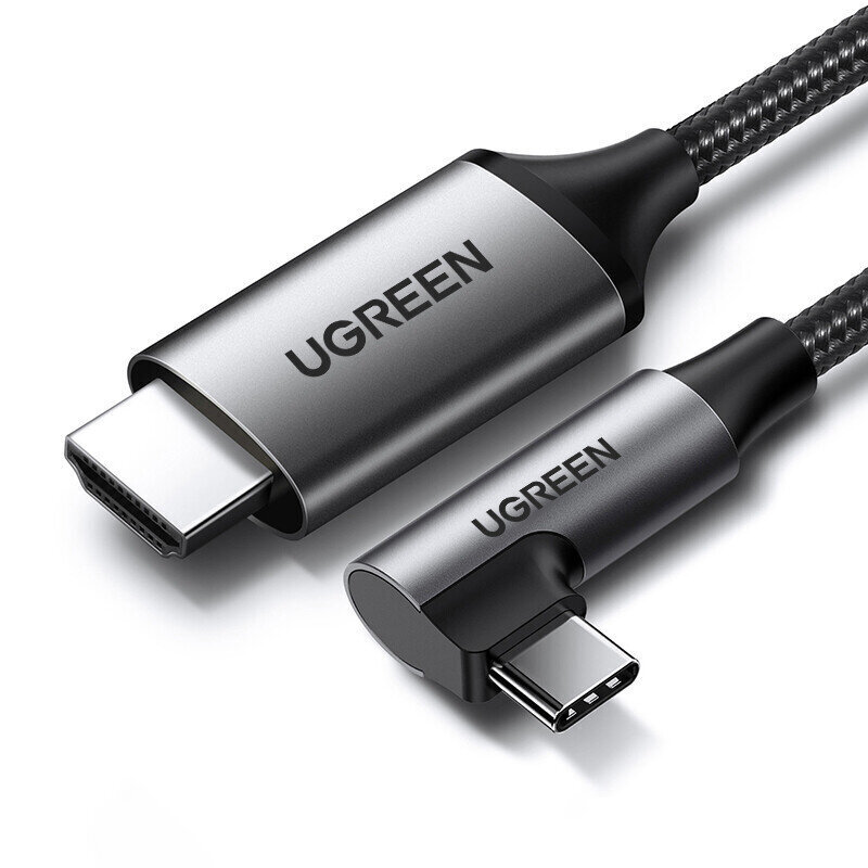 Sovitin Ugreen 50529 MM141 Type-C Sisään HDMI harmaa hinta ja tiedot | Kaapelit ja adapterit | hobbyhall.fi