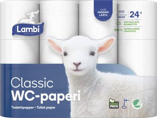 Lambi wc-paperi, 24 kpl. hinta ja tiedot | WC-paperit ja talouspaperit | hobbyhall.fi