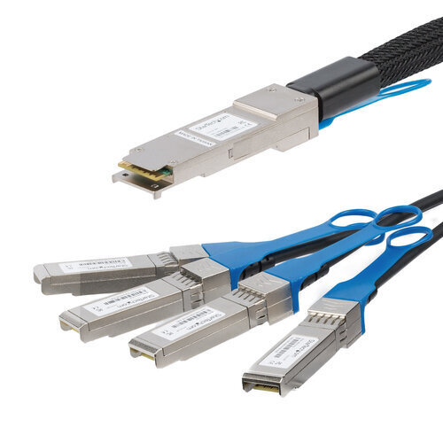 5 M QSFP+ BREAKOUT -KAAPELI hinta ja tiedot | Kaapelit ja adapterit | hobbyhall.fi