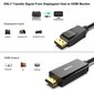 Benfei, DP/HDMI, 1,83 m hinta ja tiedot | Kaapelit ja adapterit | hobbyhall.fi