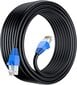 Mutecpower Cat6, 50 m hinta ja tiedot | Kaapelit ja adapterit | hobbyhall.fi