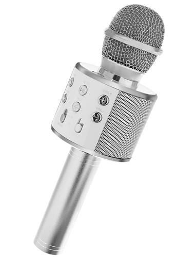 WS-858-äänimuunnosmikrofoni karaoke-efekteillä hinta ja tiedot | Kehittävät lelut | hobbyhall.fi