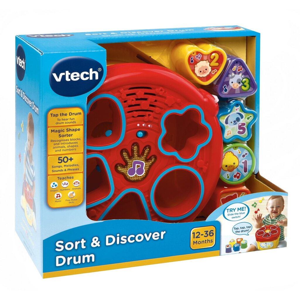 VTECH BABY BAM BAM BAM lajittelulelu hinta ja tiedot | Vauvan lelut | hobbyhall.fi