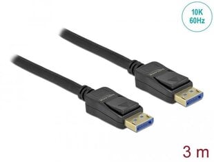 Delock, DisplayPort 2.0, 3 m hinta ja tiedot | Kaapelit ja adapterit | hobbyhall.fi