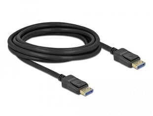 Delock, DisplayPort 2.0, 3 m hinta ja tiedot | Kaapelit ja adapterit | hobbyhall.fi