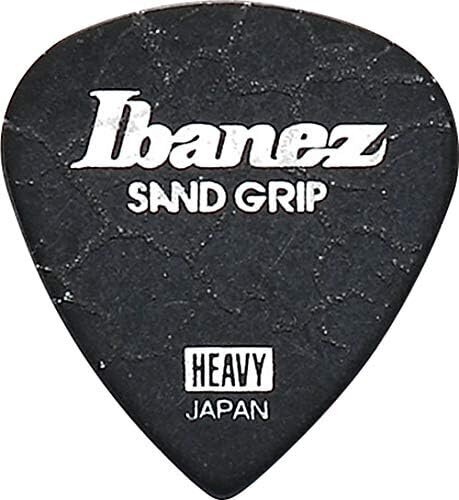 Ibanez Grip Wizard -sarja Sand Grip Flat Pick Crack -malli - Musta 6 kappaletta (PPA16HCG -BK) hinta ja tiedot | Soittimien lisätarvikkeet | hobbyhall.fi