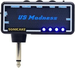 Sonicake mini -vahvistinkitarakuoro Effect AMP -kuulokkeet Vahvistin tasku uudelleen latautunut kitara basso USA: n hulluus hinta ja tiedot | Soittimien lisätarvikkeet | hobbyhall.fi