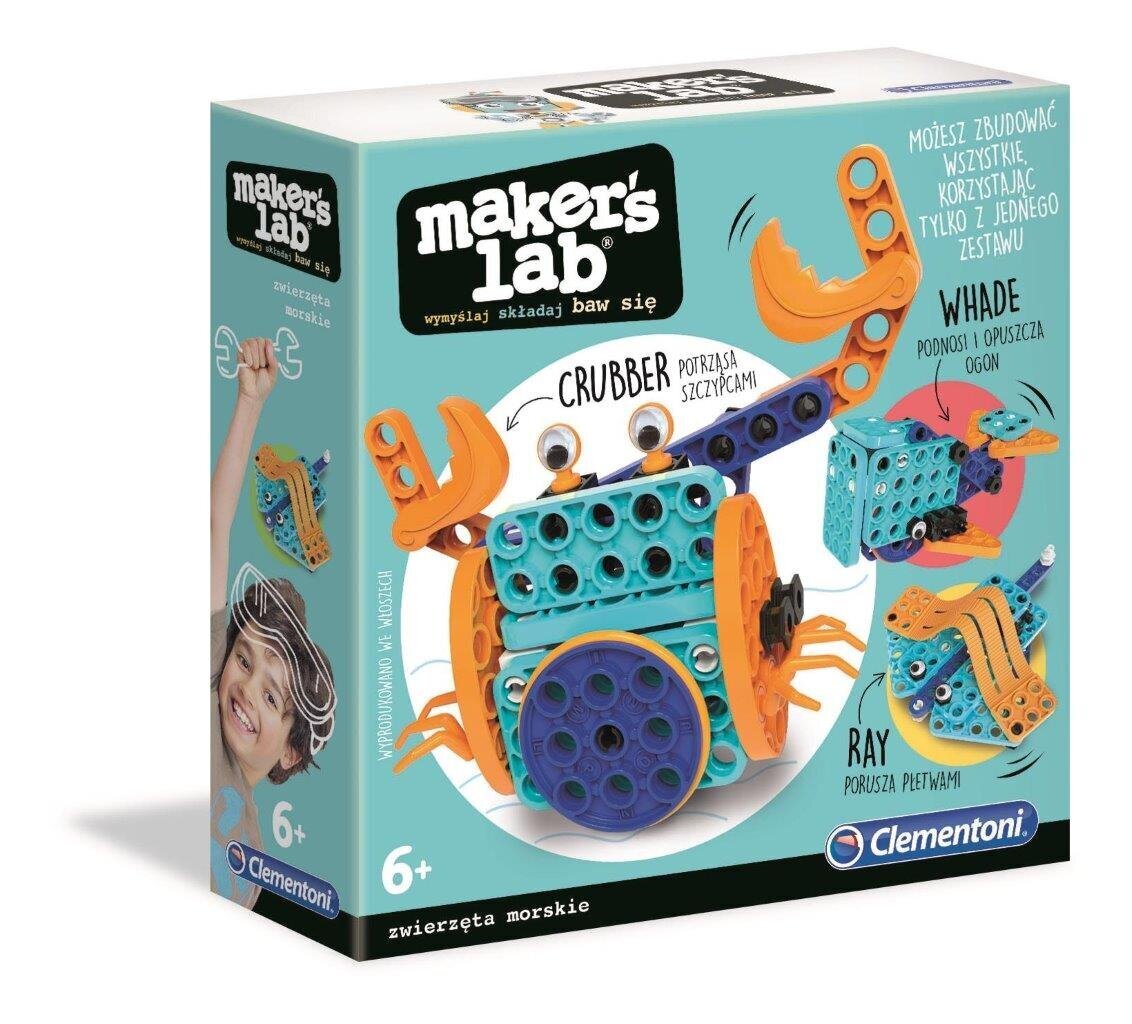 Clementoni: Makers of the Lab - Marine Animals. hinta ja tiedot | Kehittävät lelut | hobbyhall.fi