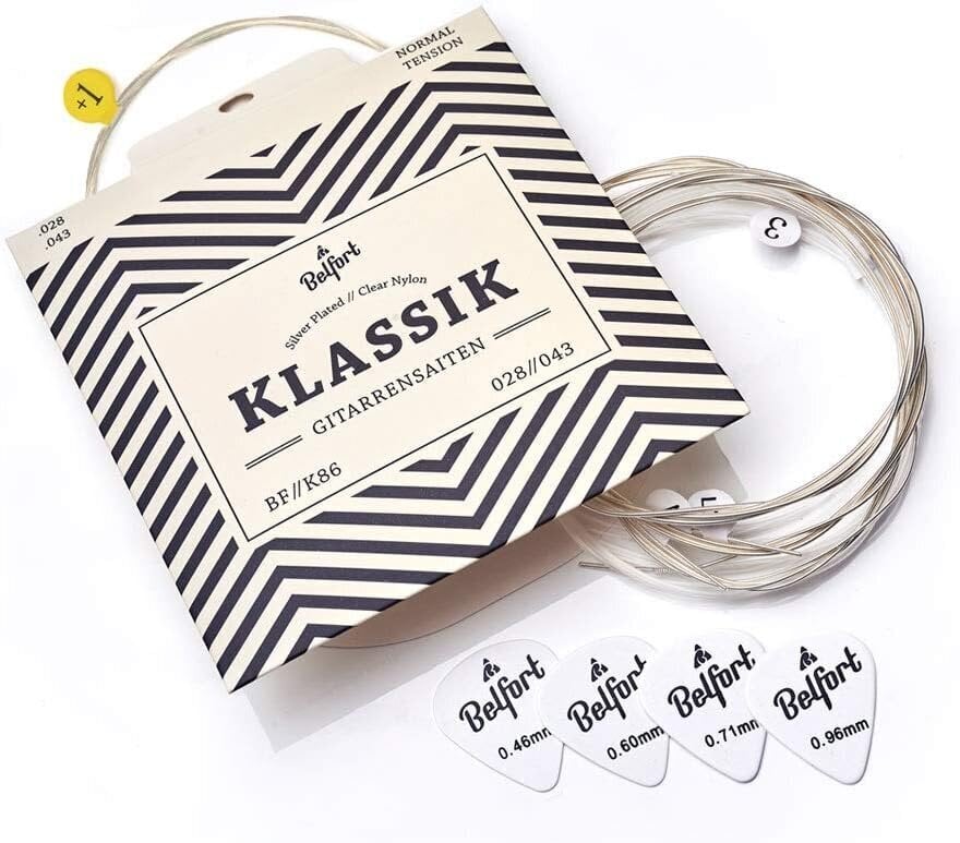 Klassisen kitaran kielet Belfort hinta ja tiedot | Soittimien lisätarvikkeet | hobbyhall.fi