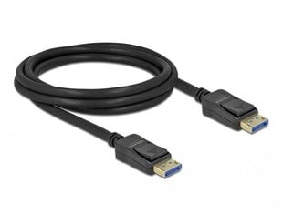 Delock, Cable DisplayPort2.0 kištukas, 2 m hinta ja tiedot | Kaapelit ja adapterit | hobbyhall.fi