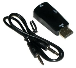 XtendLan Adapter HDMI (M) ja VGA (F), jopa 1080p hinta ja tiedot | XtenLan Televisiot ja lisätarvikkeet | hobbyhall.fi