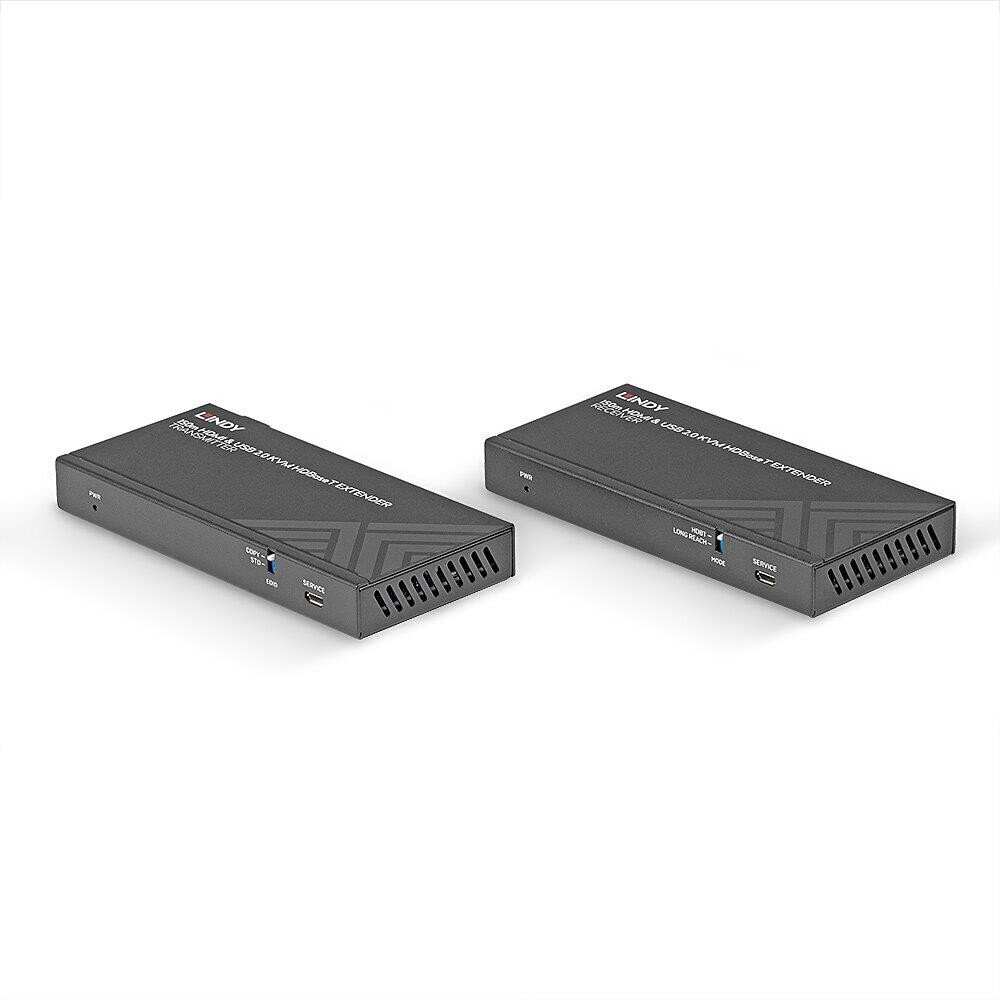 I/o extender hdmi 150m cat6/4k60 irhdbasetkvm 39384, Lindy hinta ja tiedot | Kaapelit ja adapterit | hobbyhall.fi