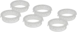 6 x Knebelring Schaltergriffschutz Backofen Herd ORIGINAL Bosch Siemens 00612104 00612104 hinta ja tiedot | Kotitaloustarvikkeet | hobbyhall.fi