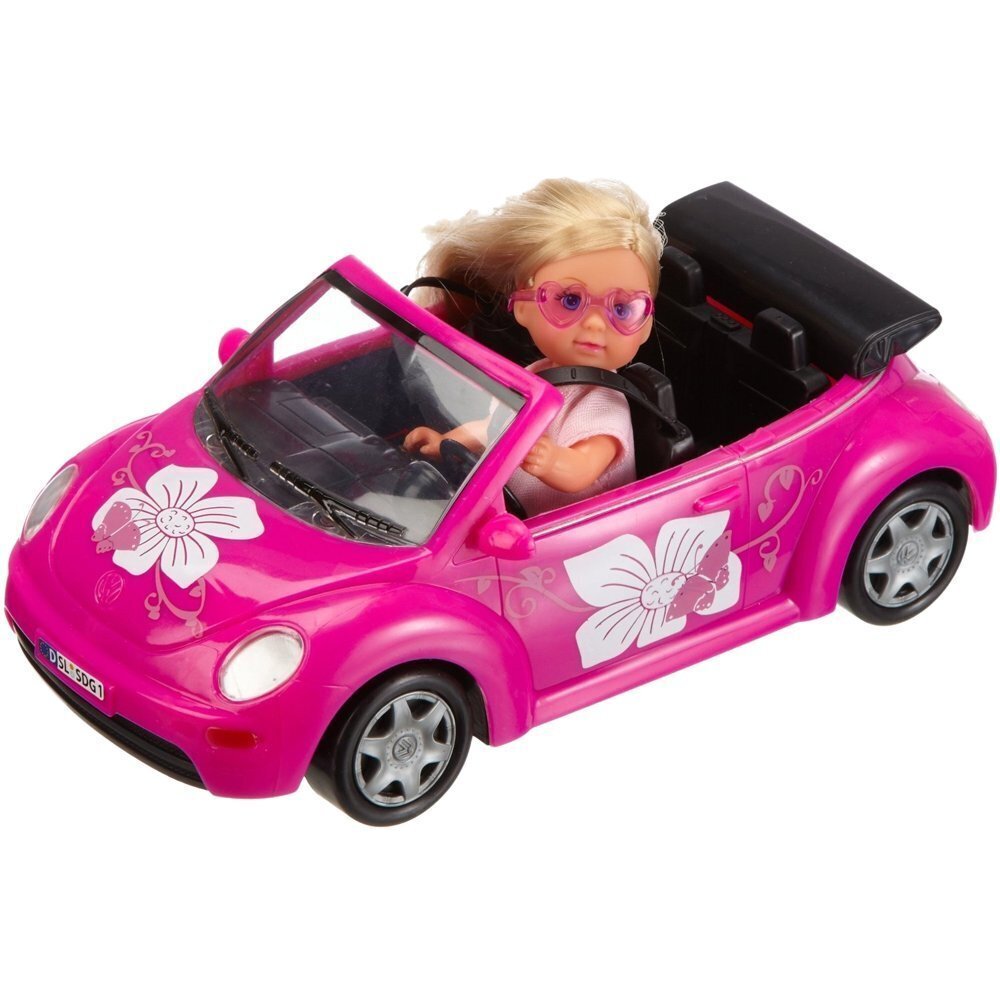 Nukke ja auto Beetle Simba Evi Love, 1 kpl, 105731539 hinta ja tiedot | Tyttöjen lelut | hobbyhall.fi