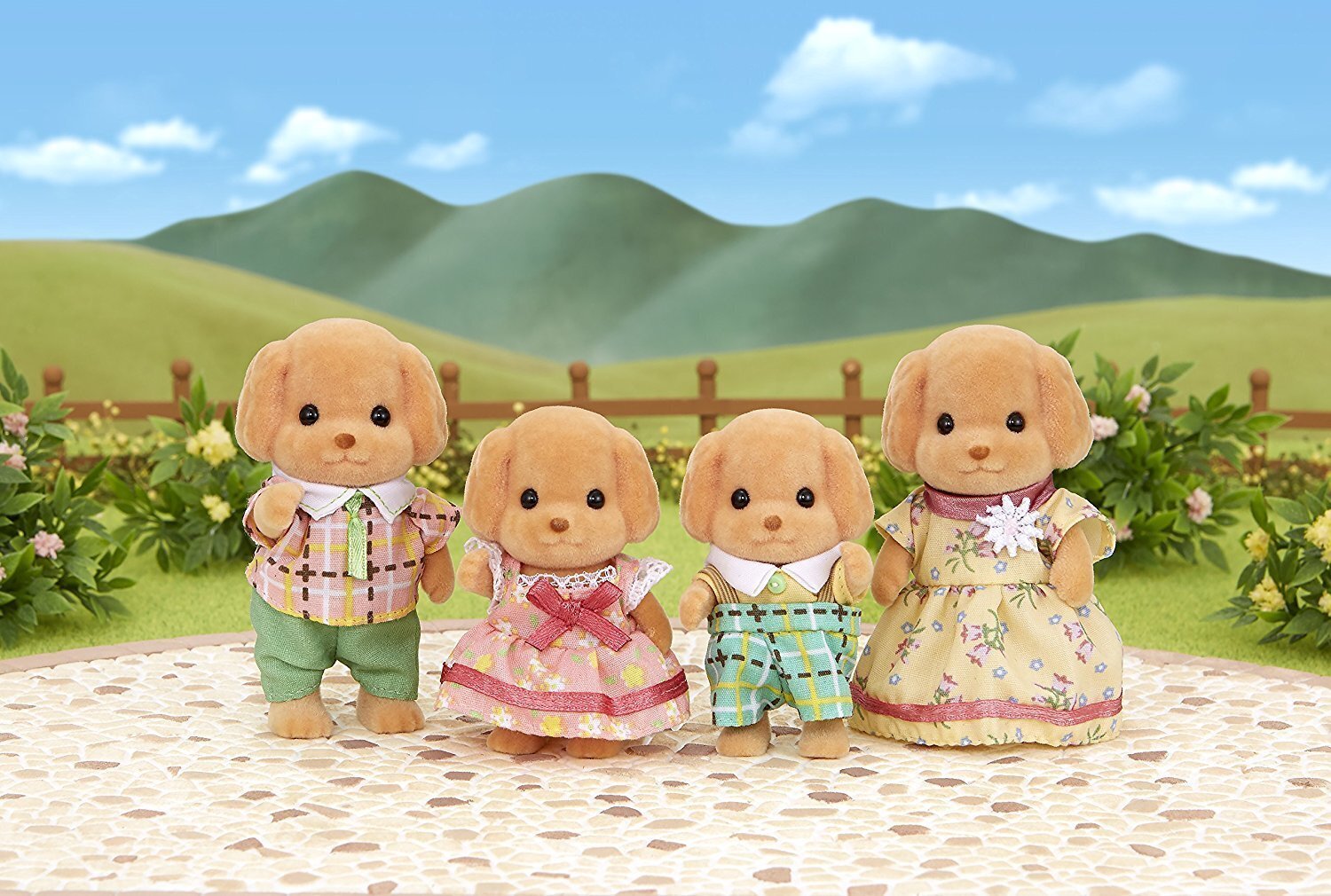 Villakoiraperhe Sylvanian Families 5259 hinta ja tiedot | Tyttöjen lelut | hobbyhall.fi