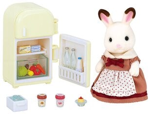 SYLVANIAN FAMILIES Suklaapupuäiti-setti ja jääkaappi hinta ja tiedot | Tyttöjen lelut | hobbyhall.fi